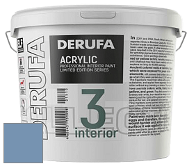 Матовая краска Derufa Интерьер-3 (ТМ) цвет NCS S 3030-R80B 