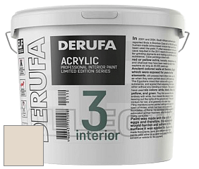 Матовая краска Derufa Интерьер-3 (ТМ) цвет DRF 3036 