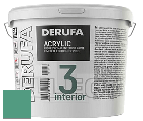 Матовая краска Derufa Интерьер-3 (ТМ) цвет NCS S 3040-B90G 