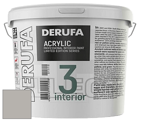 Матовая краска Derufa Интерьер-3 (ТМ) цвет DRF 9044 