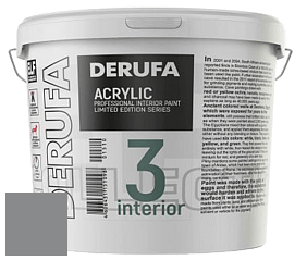 Матовая краска Derufa Интерьер-3 (ТМ) цвет DRF 3140 