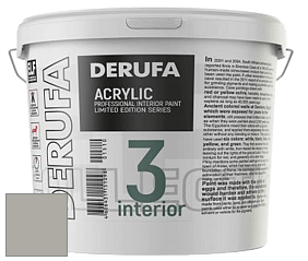 Матовая краска Derufa Интерьер-3 (ТМ) цвет DRF 9059 