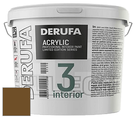 Матовая краска Derufa Интерьер-3 (ТМ) цвет RAL 8008 