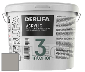 Матовая краска Derufa Интерьер-3 (ТМ) цвет DRF 9045 