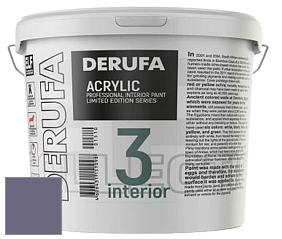 Матовая краска Derufa Интерьер-3 (ТМ) цвет RAL 4012 