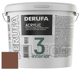 Матовая краска Derufa Интерьер-3 (ТМ) цвет RAL 8002 