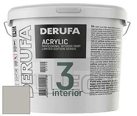 Матовая краска Derufa Интерьер-3 (ТМ) цвет DRF 9058 