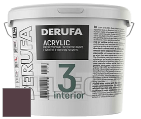 Матовая краска Derufa Интерьер-3 (ТМ) цвет DRF 1014 