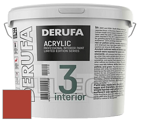 Матовая краска Derufa Интерьер-3 (ТМ) цвет RAL 3016 