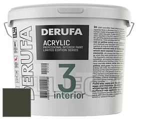 Матовая краска Derufa Интерьер-3 (ТМ) цвет RAL 6014 