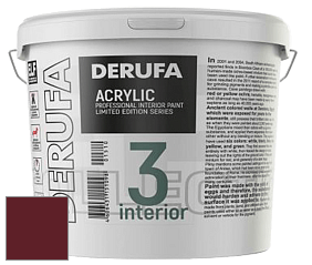Матовая краска Derufa Интерьер-3 (ТМ) цвет RAL 3005 