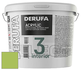 Матовая краска Derufa Интерьер-3 (ТМ) цвет NCS S 1060-G40Y 