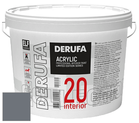 Шелковисто-глянцевая краска Derufa Интерьер-20 (SG) цвет NCS S 6005-R80B 