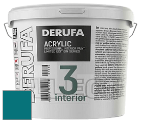 Матовая краска Derufa Интерьер-3 (ТМ) цвет RAL 5021 