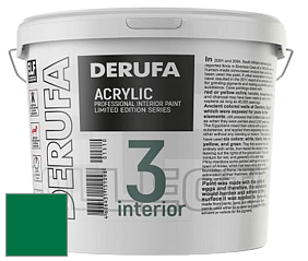 Матовая краска Derufa Интерьер-3 (ТМ) цвет RAL 6029 