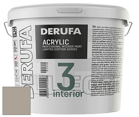 Матовая краска Derufa Интерьер-3 (ТМ) цвет DRF 9038 